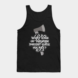 Women Throwing Axe Tank Top